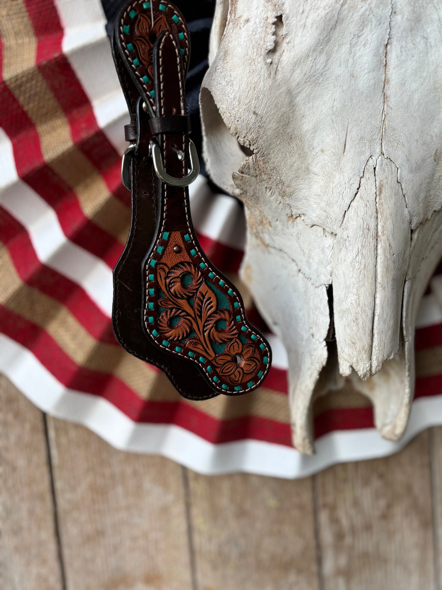 Leather Spur Straps