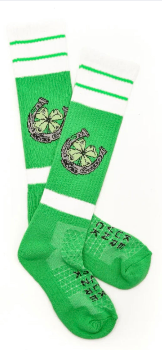 Western Boot Socks || Make Your Own Luck Green